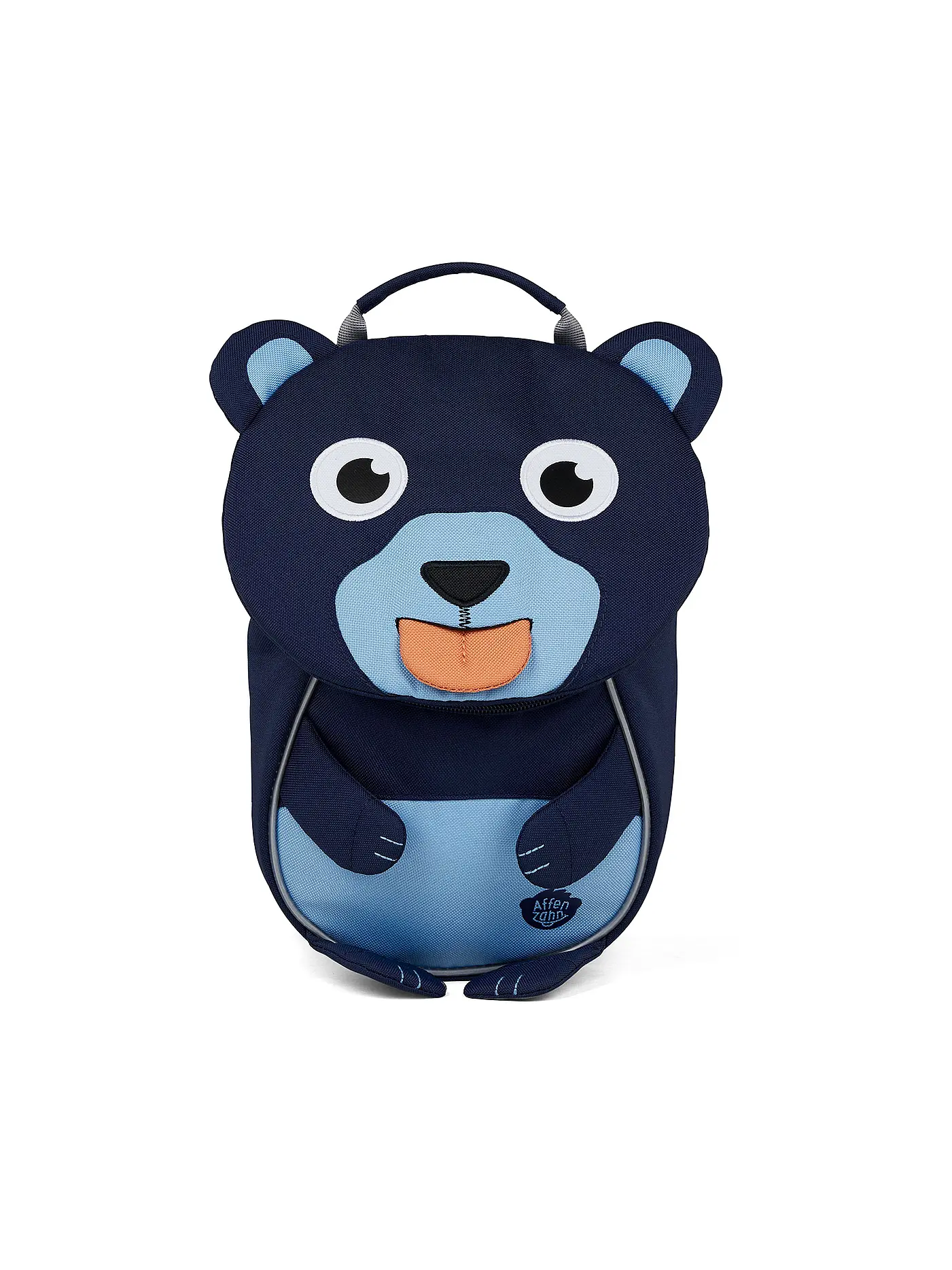 AFFENZAHN | Kinder Rucksack Kleine Freunde - Affe | dunkelblau